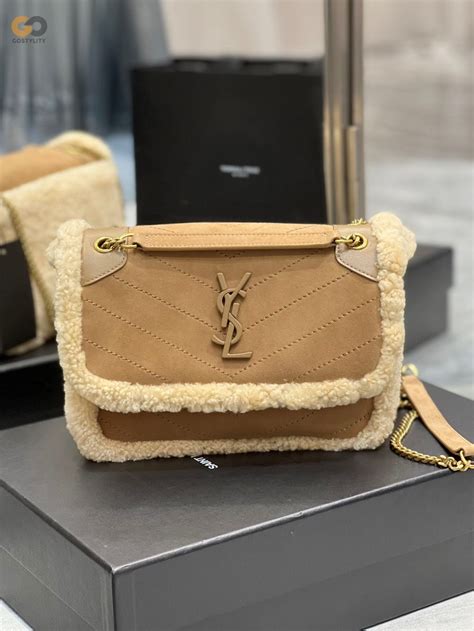 ysl niki taupe|saint laurent niki bag.